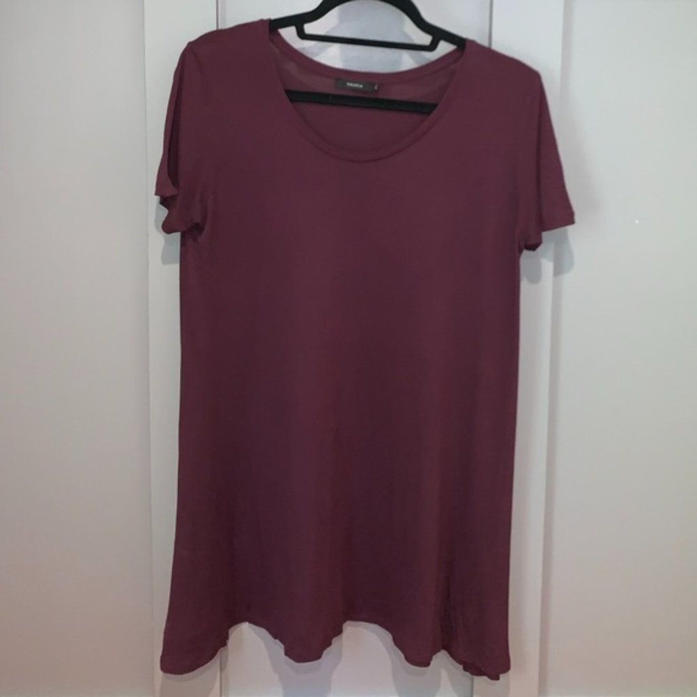 Aritzia Talula Purple T-shirt Dress